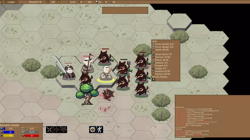 Скриншот 5 к игре Ashigaru Tactics