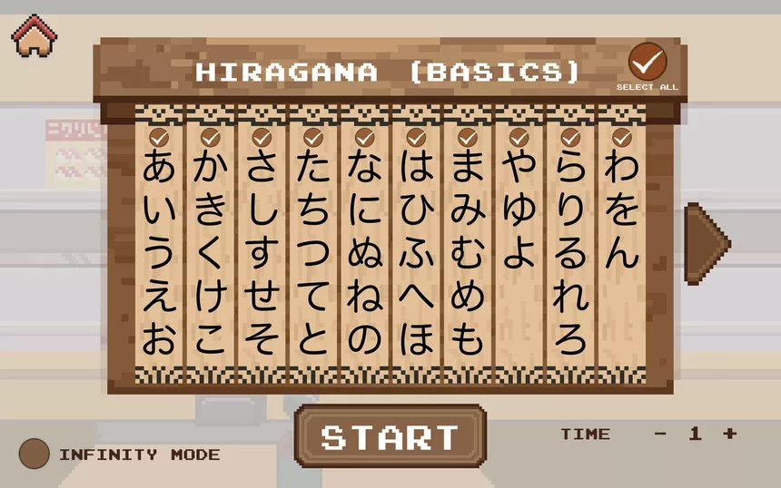 Скриншот 5 к игре Learn Japanese Kana & Vocab with Sushi