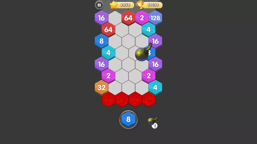 Скриншот 5 к игре Hexa Fusion 2048