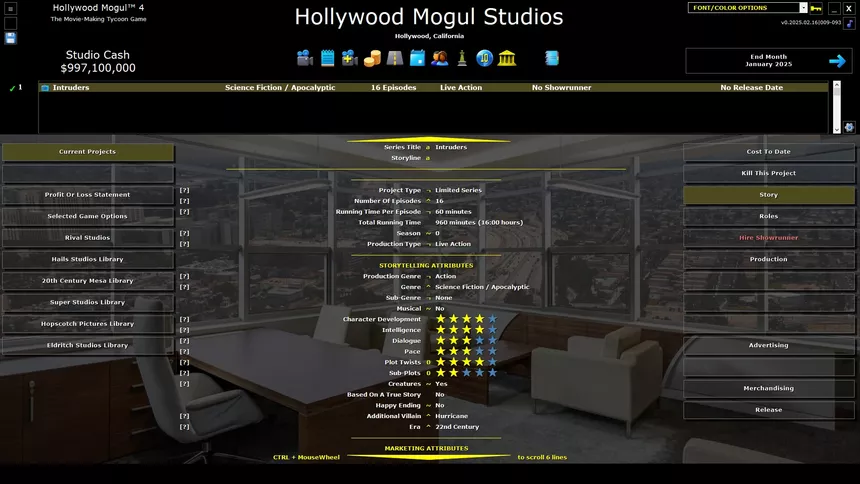 Скриншот 5 к игре Hollywood Mogul 4