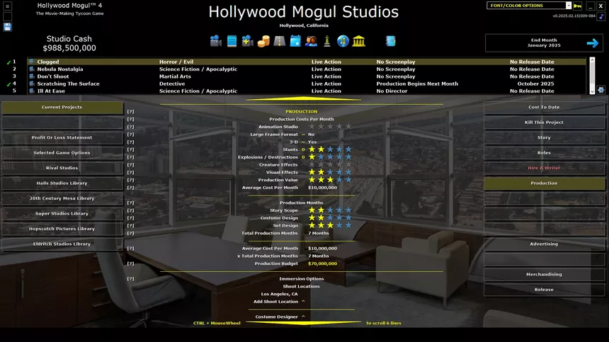 Скриншот 7 к игре Hollywood Mogul 4
