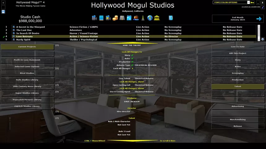 Скриншот 8 к игре Hollywood Mogul 4