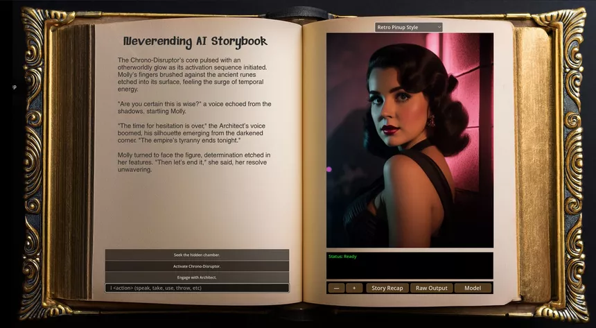 Скриншот 5 к игре Neverending AI Storybook