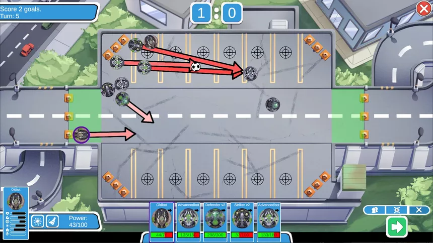 Скриншот 5 к игре Crazy Robot Ball