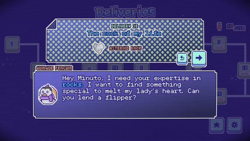 Скриншот 8 к игре Minuto - Galactic Deliveries