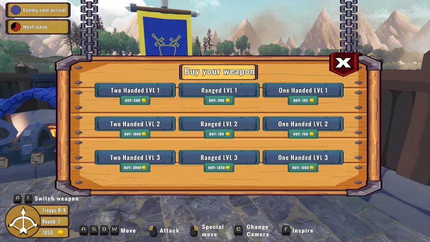 Скриншот 6 к игре Keep of the knights