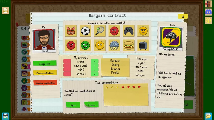 Скриншот 6 к игре Boeckham's Football Manager