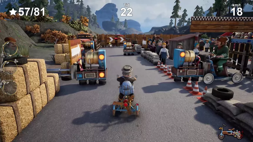 Скриншот 5 к игре Flåklypa Grand Prix Jubileumsutgave