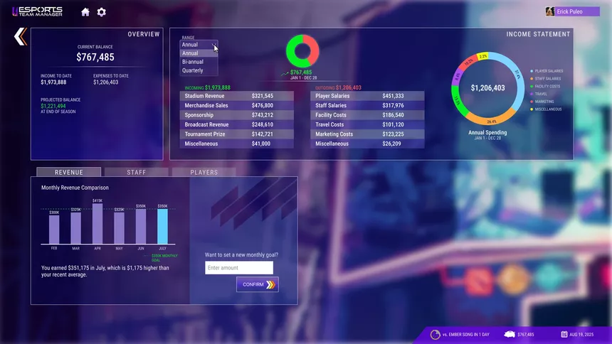 Скриншот 5 к игре Esports Team Manager