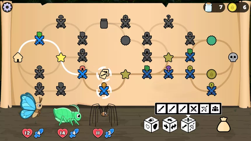 Скриншот 5 к игре Dicey Bugs