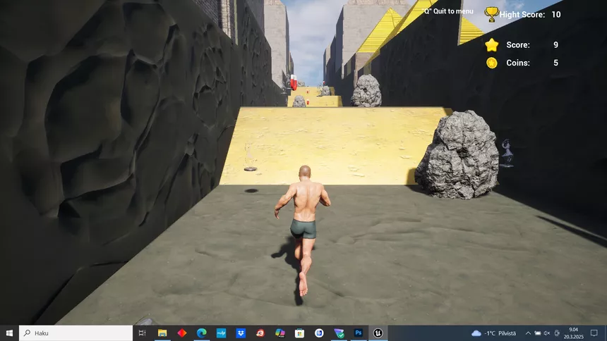 Скриншот 5 к игре Man Without Clothes Runner
