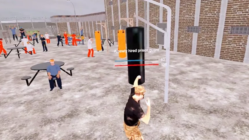 Скриншот 7 к игре VR Prison Showdown：Rookie Guard Rumble