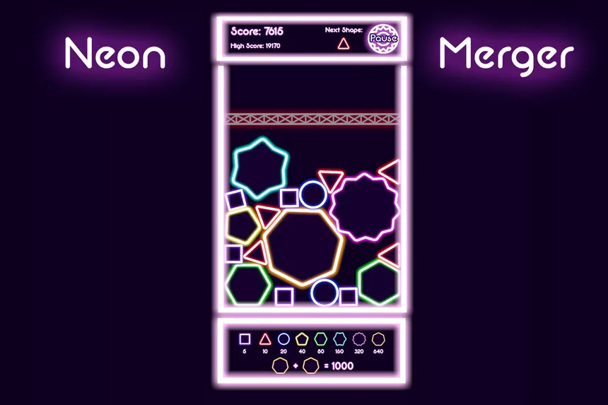 Скриншот 5 к игре Neon Merger