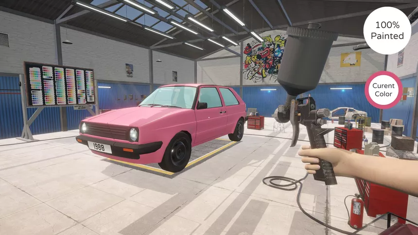 Скриншот 6 к игре Car Painter Sim