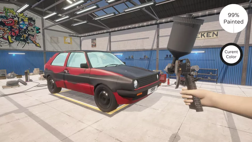 Скриншот 8 к игре Car Painter Sim