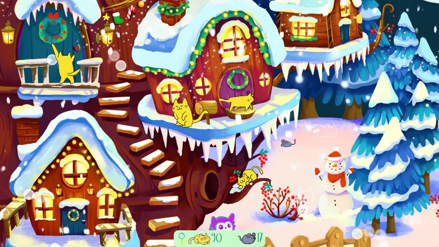 Скриншот 5 к игре Storytime Cats - Meows and Mistletoes