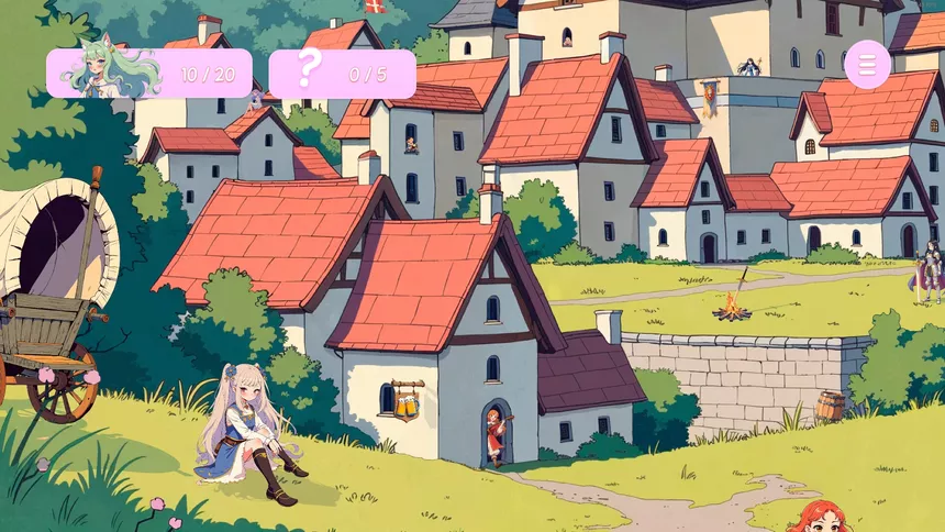 Скриншот 5 к игре Hidden Anime Girls