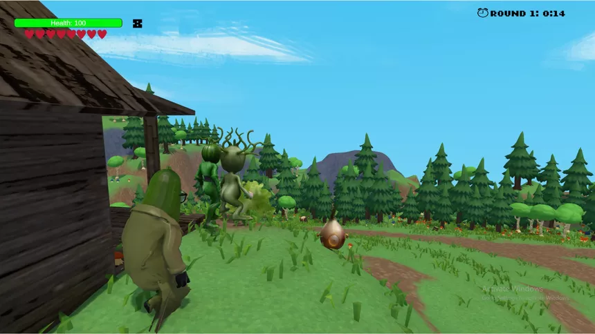 Скриншот 7 к игре Veggie Brawl: Battle for the Garden