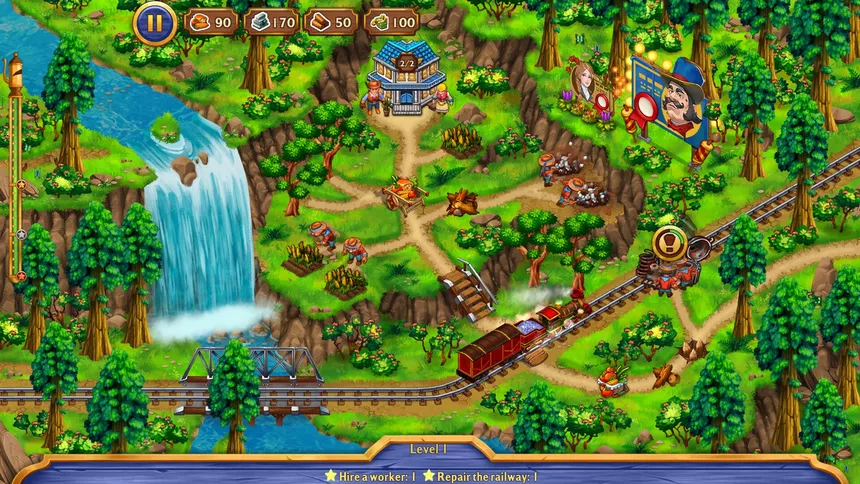 Скриншот 8 к игре Golden Rails: The heart of the state