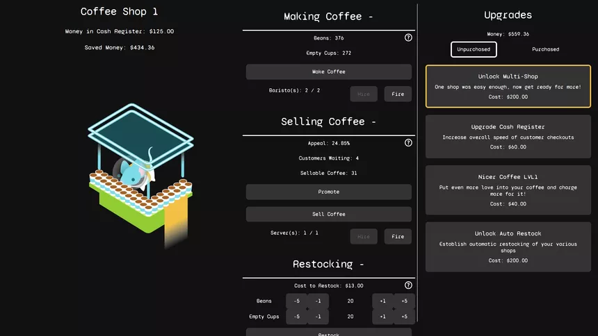 Скриншот 5 к игре Galactic Coffee Shop