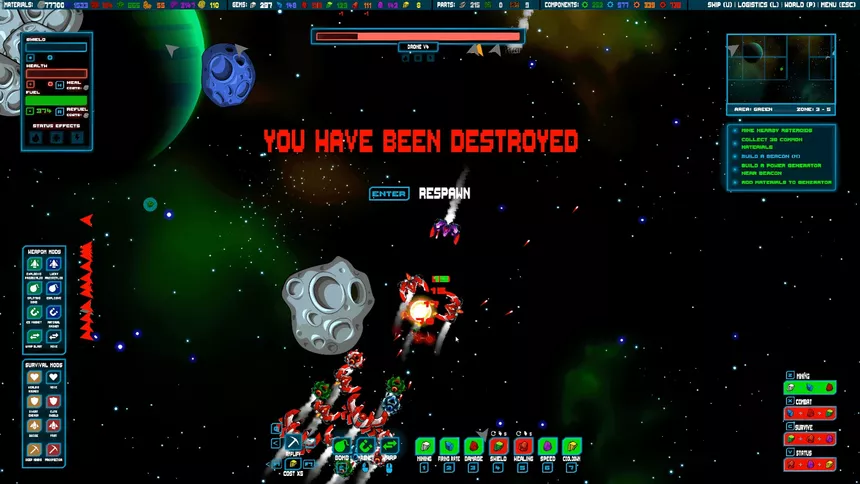 Скриншот 8 к игре SPACEROCKS