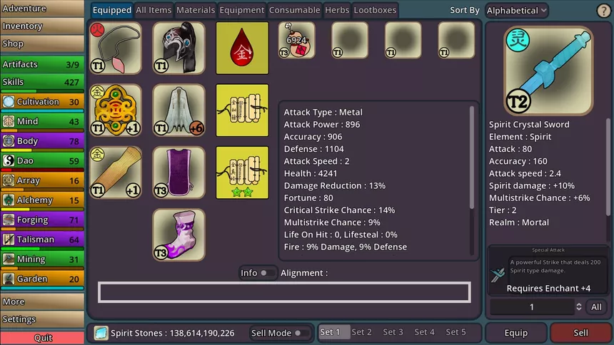 Скриншот 5 к игре Idle Cultivation