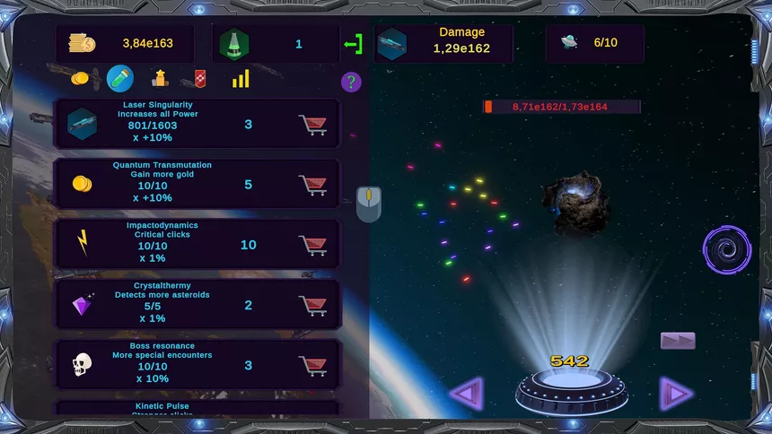 Скриншот 5 к игре Star Clicker Odyssey