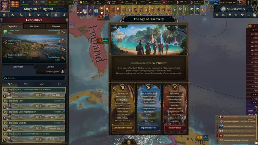 Скриншот 7 к игре Europa Universalis V
