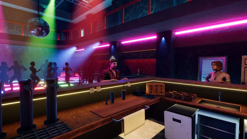 Скриншот 5 к игре Under the Disco Lights - 80's Bar Simulator