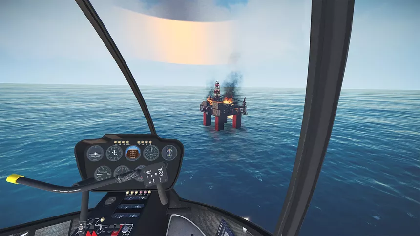 Скриншот 6 к игре Helicopter Simulator 2025 - Real Flight PC/VR