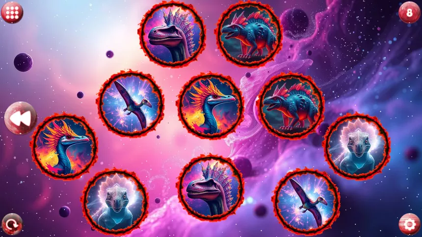 Скриншот 5 к игре Space Memory: Dinosaurs