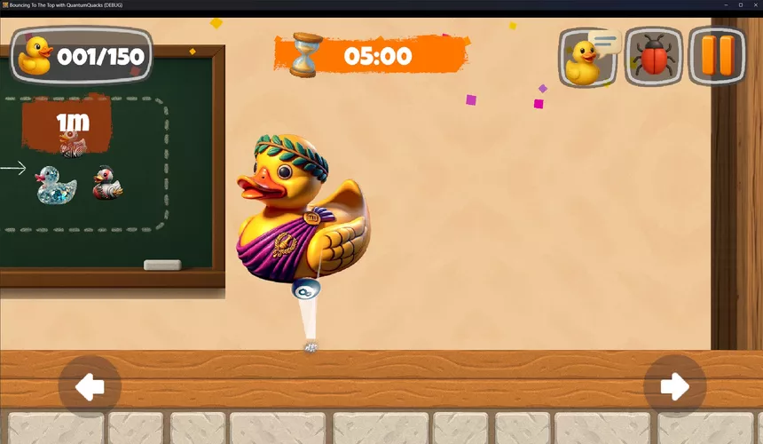 Скриншот 5 к игре Bouncing to the top with Quantum Quacks