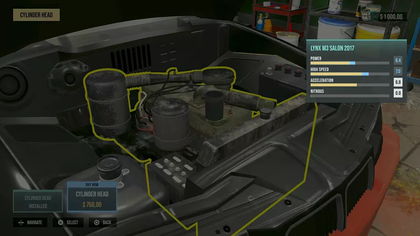 Скриншот 6 к игре Car Tuning Garage Simulator