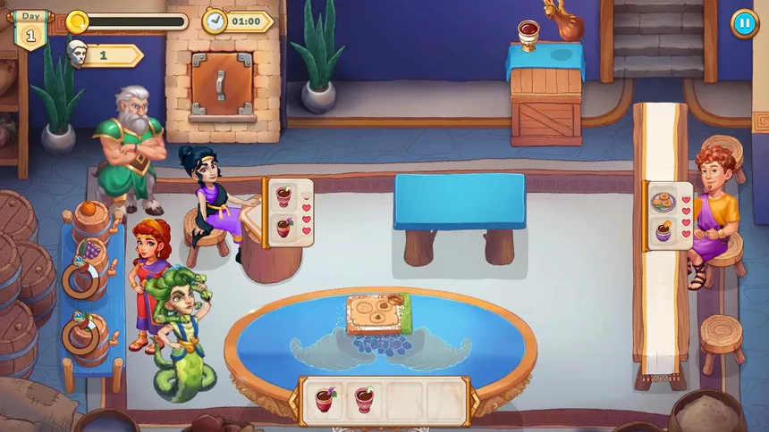 Скриншот 6 к игре Greek Kitchen Frenzy: Dionysus