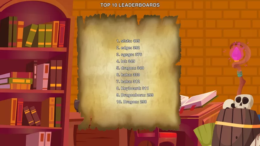 Скриншот 8 к игре Keyboard Wizards
