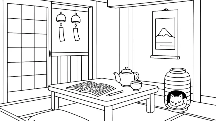 Скриншот 5 к игре 100 Cats Lost In Japan Find & Color