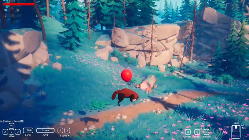 Скриншот 5 к игре Red Panda: The Quiet Path