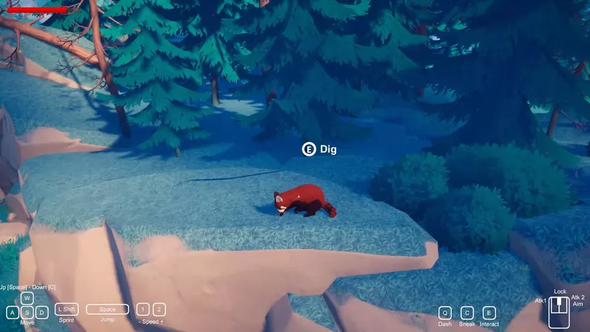 Скриншот 8 к игре Red Panda: The Quiet Path