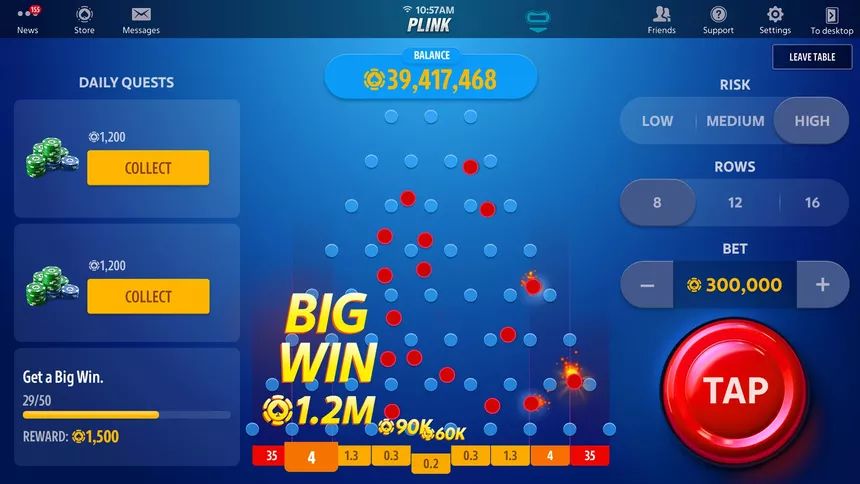 Скриншот 5 к игре Plink by Pokerist