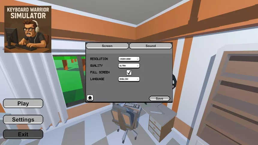 Скриншот 5 к игре Keyboard Warrior Simulator