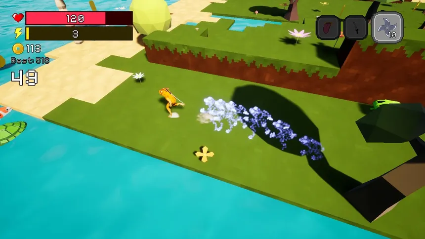 Скриншот 5 к игре Ninja Froggy