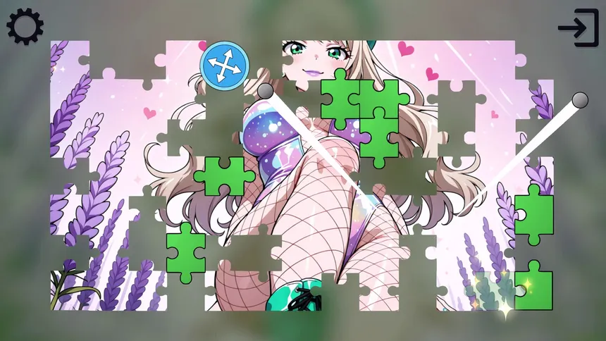 Скриншот 5 к игре Puzzle Temptation: Anime Reveal
