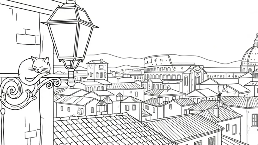Скриншот 6 к игре 100 Cats Lost in Italy Find & Color