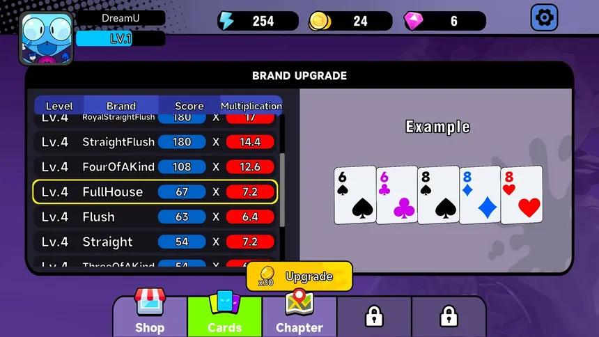 Скриншот 5 к игре 卡牌秘境 Poker Adventurers