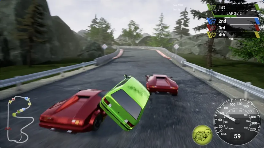Скриншот 5 к игре Street Claws: Cat and Mouse Racing