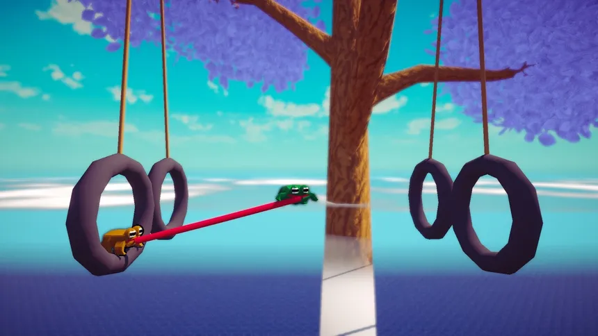 Скриншот 5 к игре Stick Together! - Co-op Frog Parkour