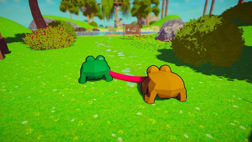 Скриншот 6 к игре Stick Together! - Co-op Frog Parkour