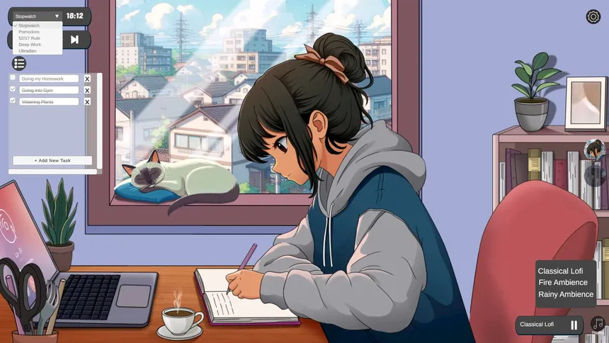 Скриншот 5 к игре Study With Me: Lofi Vibes