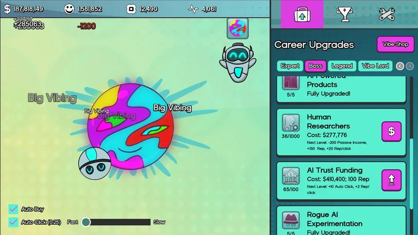 Скриншот 5 к игре Vibe Clicker
