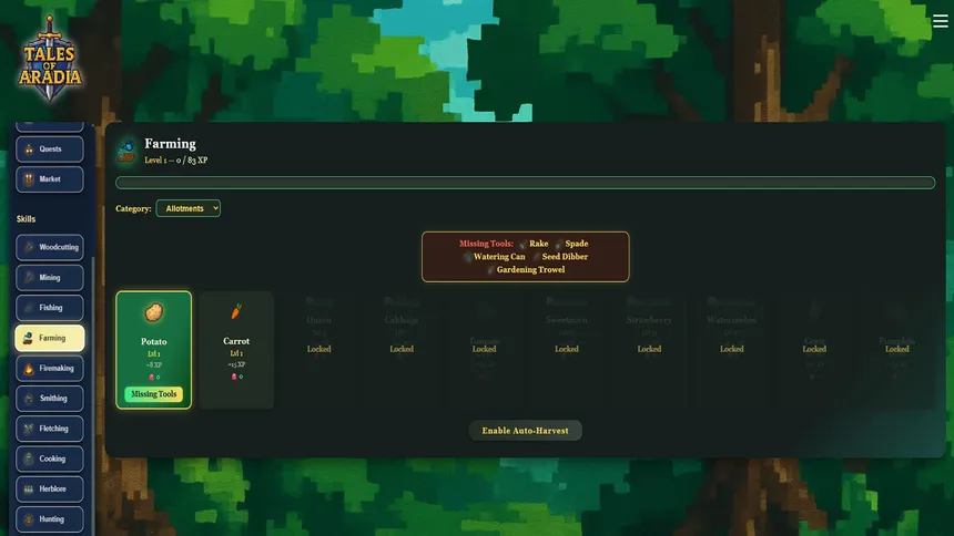 Скриншот 5 к игре Tales of Aradia: Idle RPG